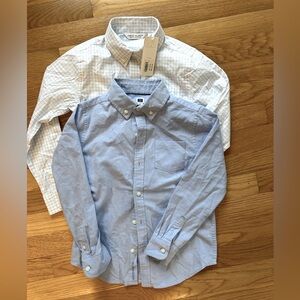 Lot of 2 Janie and Jack boy shirts size 6